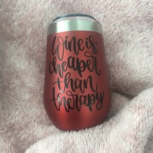 Handmade Metal Wine Tumbler